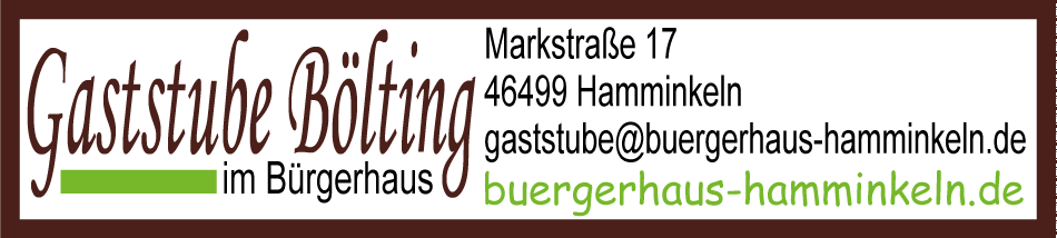 Gaststube Bölting Logo